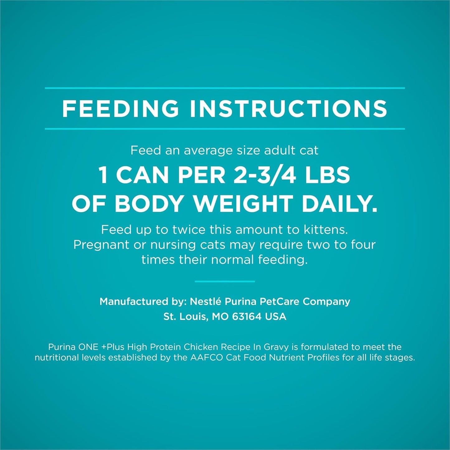 Natural High Protein Cat Food, Chicken Recipe in Wet Cat Food Gravy - (Pack of 24) 3 Oz. Pull-Top Cans