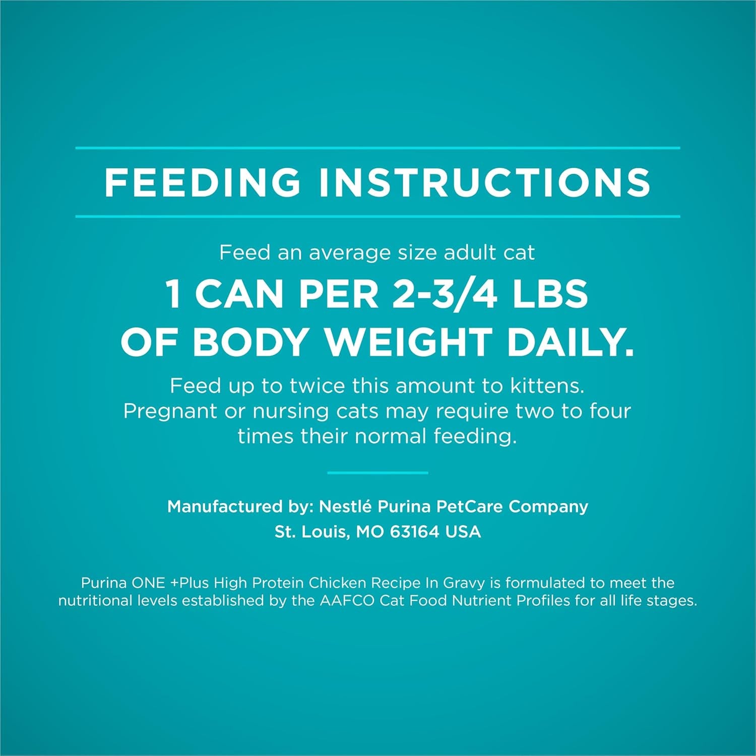 Natural High Protein Cat Food, Chicken Recipe in Wet Cat Food Gravy - (Pack of 24) 3 Oz. Pull-Top Cans