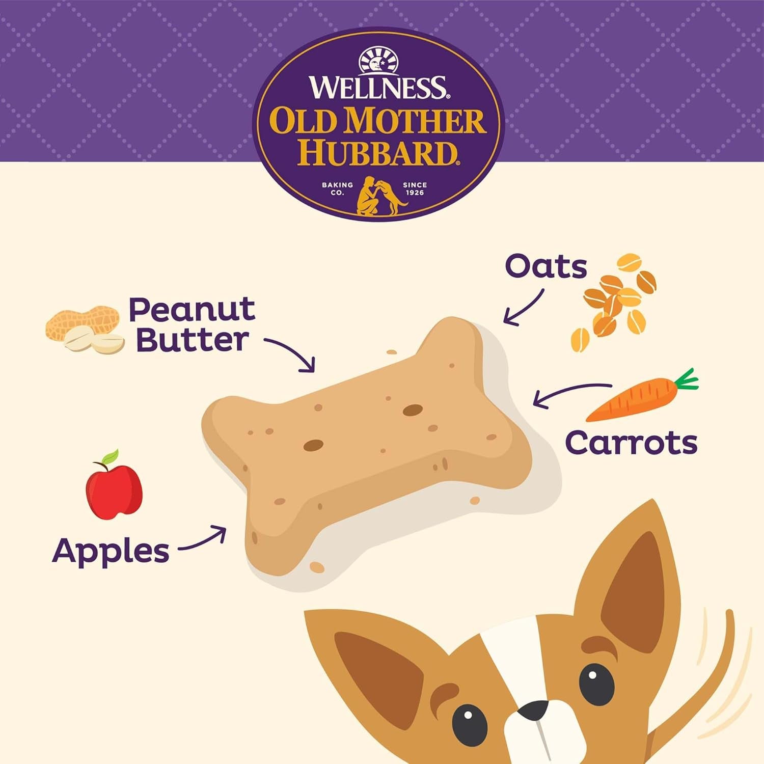Wellness P-Nuttier Dog Biscuits, Natural, Training Treats, Peanut Butter Flavor, Mini Size, (6 Pound Box)