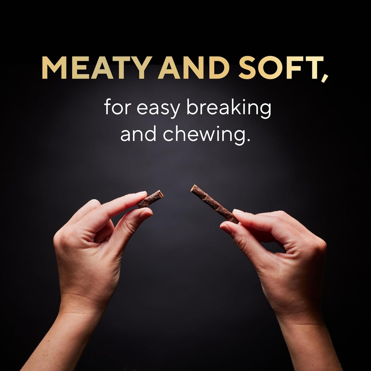 Meaty Tender Sticks Soft Cat Treats Chicken, Tuna, and Salmon Flavor, 0.14 Oz., 70 Sticks