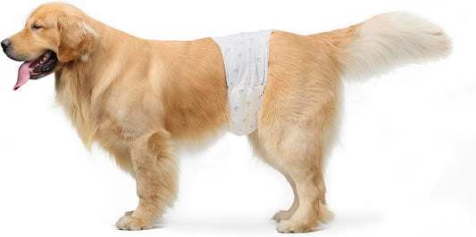 Male Dog Diapers, 30 Count, Large, Ultra Absorbent Disposable Wrap with Secure Fit, Leakproof and Comfortable