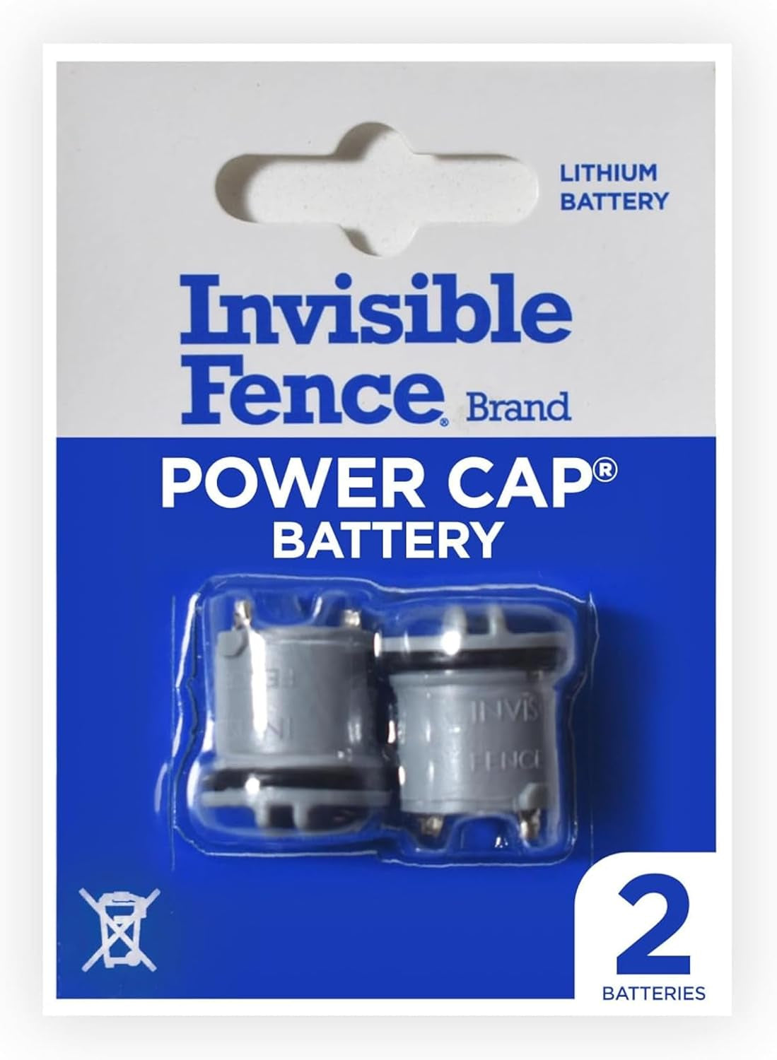 Power Cap Battery - Original IFB Electric Fence Battery Replacement for Dog Collars - Long-Lasting - 2 Pack