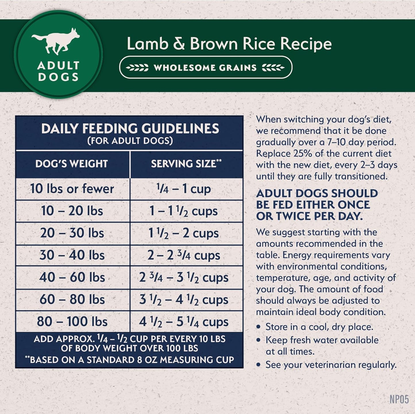 Limited Ingredient Adult Dry Dog Food with Healthy Grains, Lamb & Brown Rice Recipe, 24 Pound (Pack of 1)