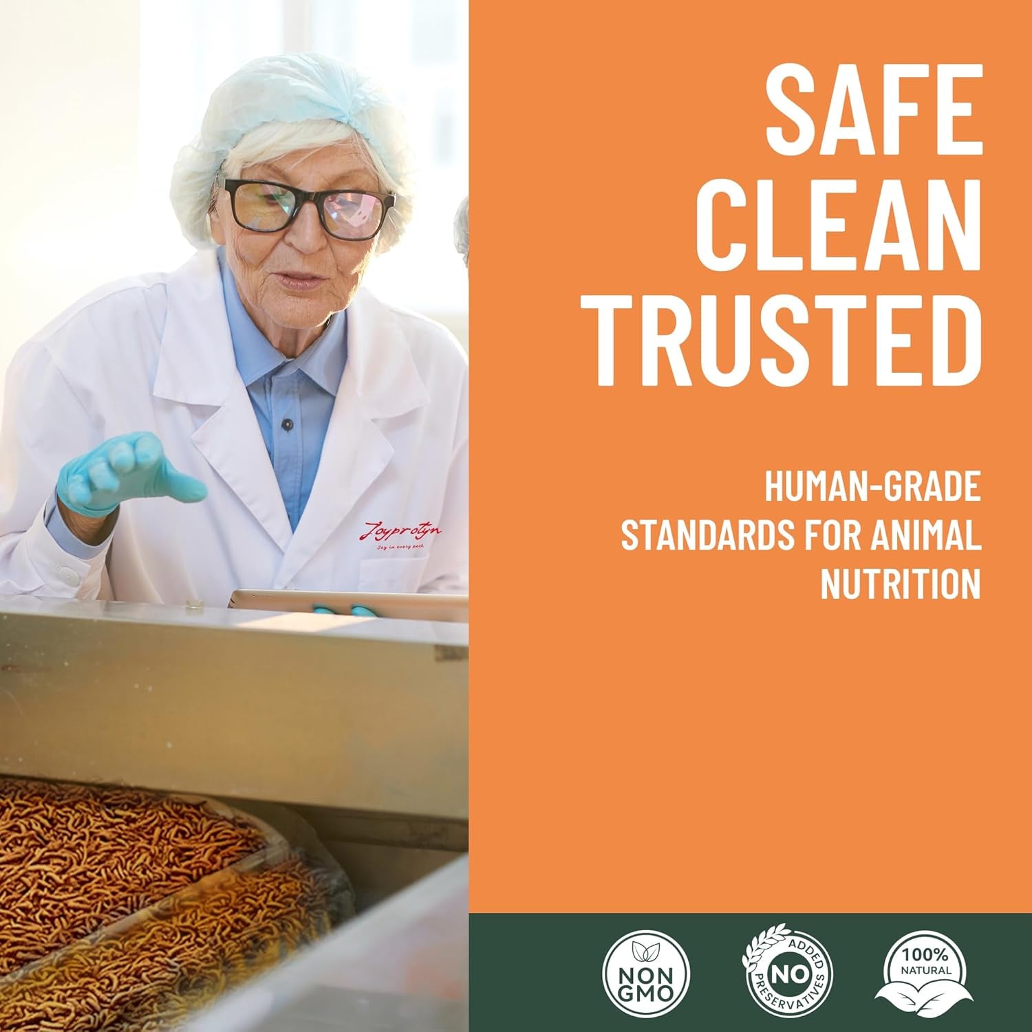 5LB Non-Gmo Dried Black Soldier Fly Larvae for Chicken – 85X More Calcium Grubs than Mealworms for Strong Eggshells & Healthy Growth - High Protein for Chickens, Birds, Ducks, Geese & Pets