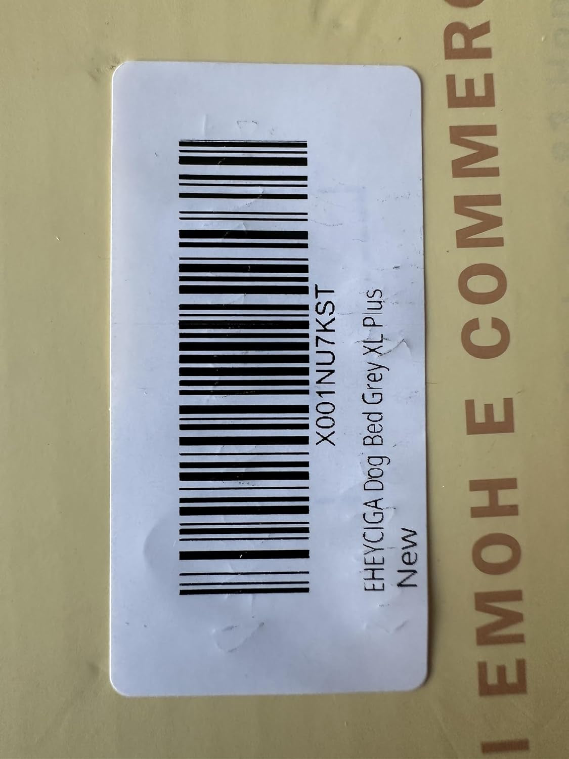 Orthopedic XL Dog Beds for Extra Large Dogs with Removable Washable Cover for Crate, Grey, 41X27