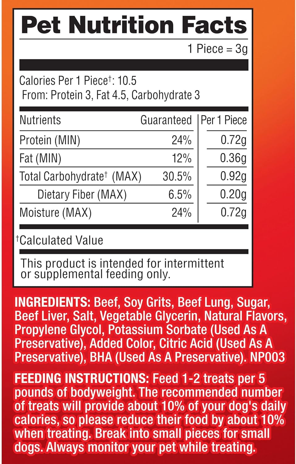 Mini Dog Treats, Original Beef Flavor, 22.5 Ounce, Made with Real Beef