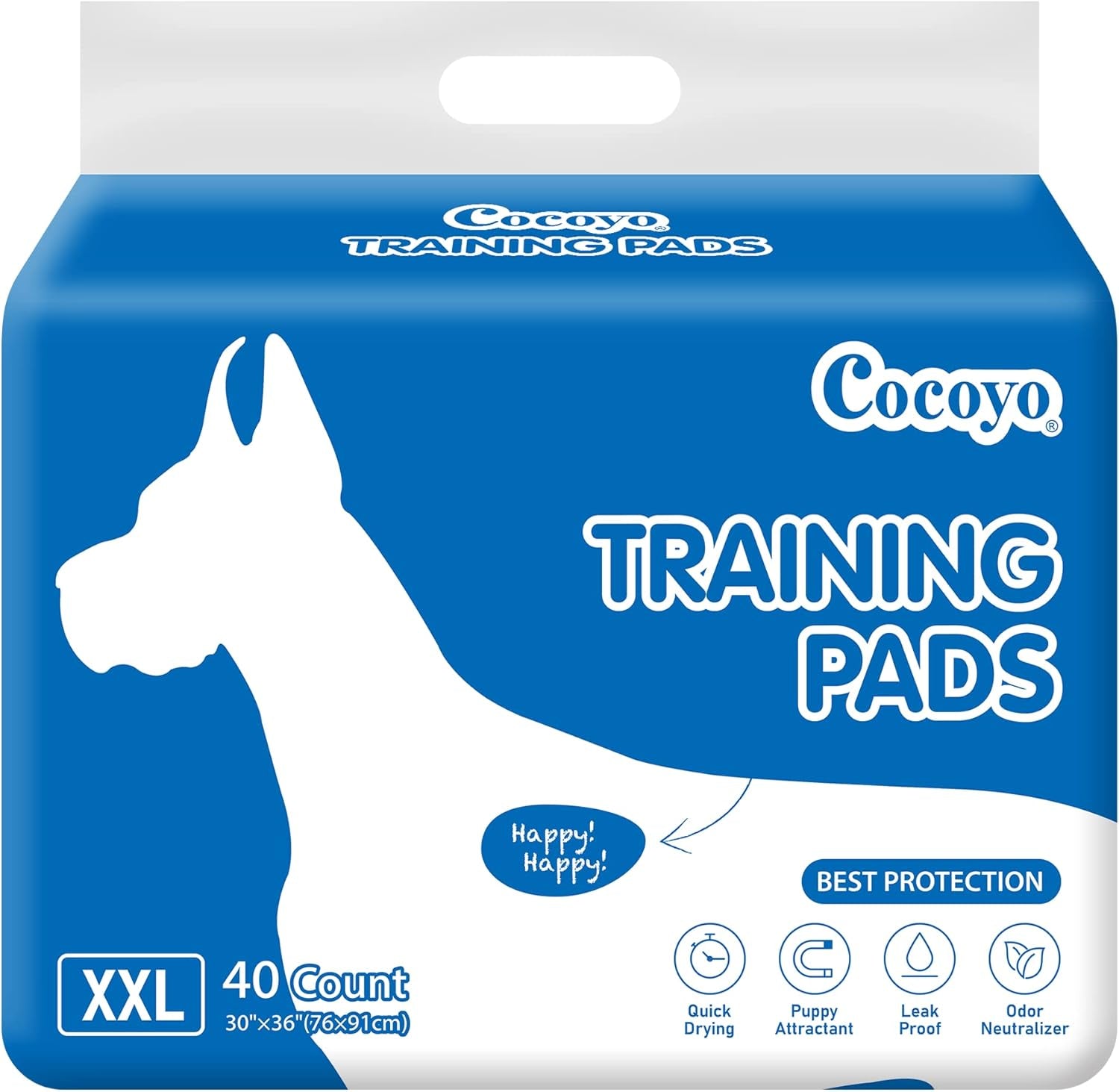 Training Pads, 30"X36", 40 Count, XXL