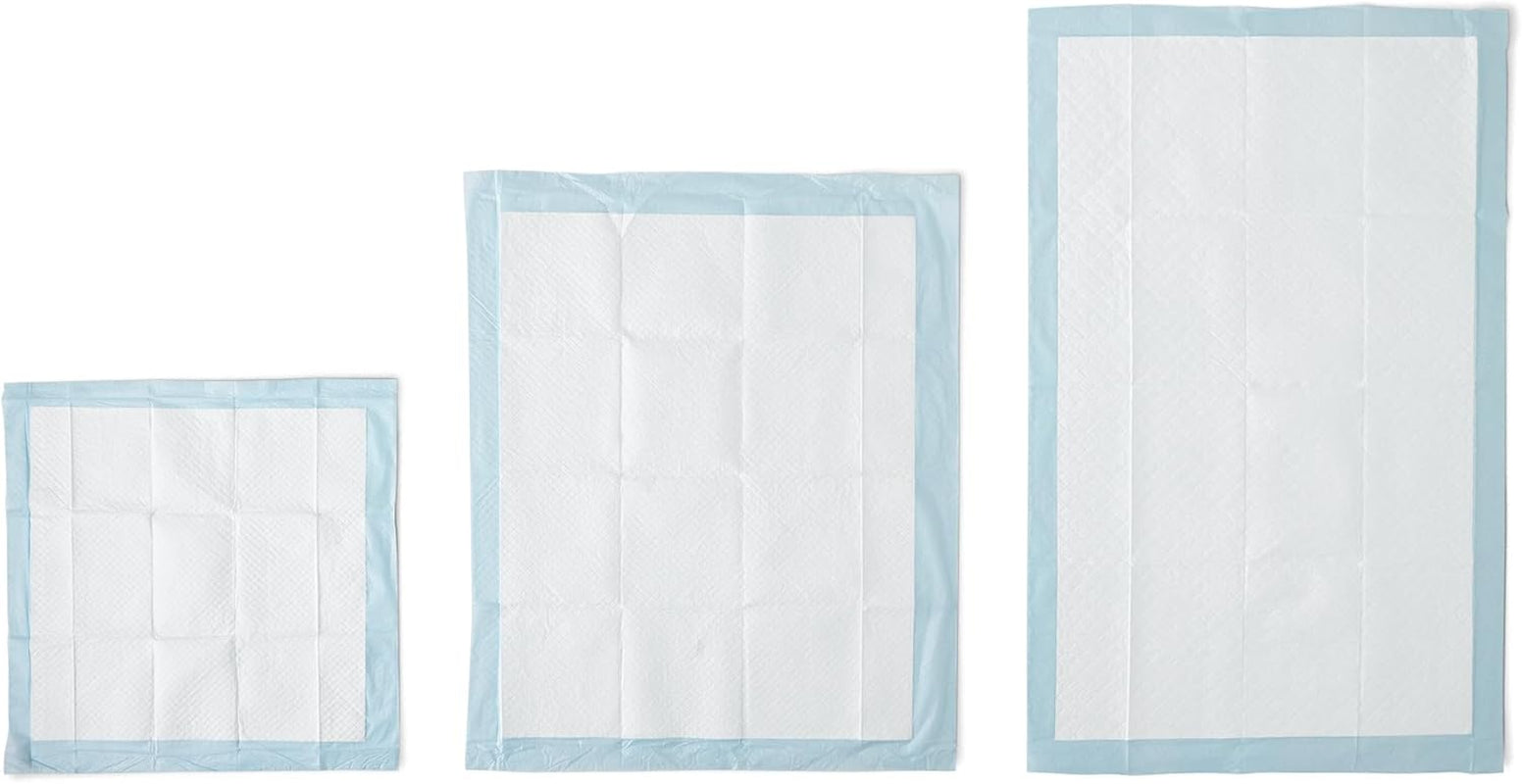 Dog and Puppy Pee Pads with 5-Layer Leak-Proof Design and Quick-Dry Surface for Potty Training, Standard Absorbency, X-Large, 28 X 34 Inch - Pack of 60, Blue & White