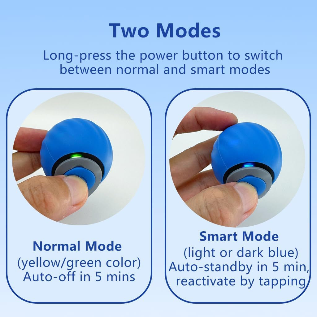 Speedy Ball 2.0 with Tail, Interactive Toys for Bored Indoor Cats Enrichment, Automatic Rolling Ball Kitten Exercise, Turbo Funny Self Play Moving Flying Toy 3.0, Electronic Pet Chase Mouse Games