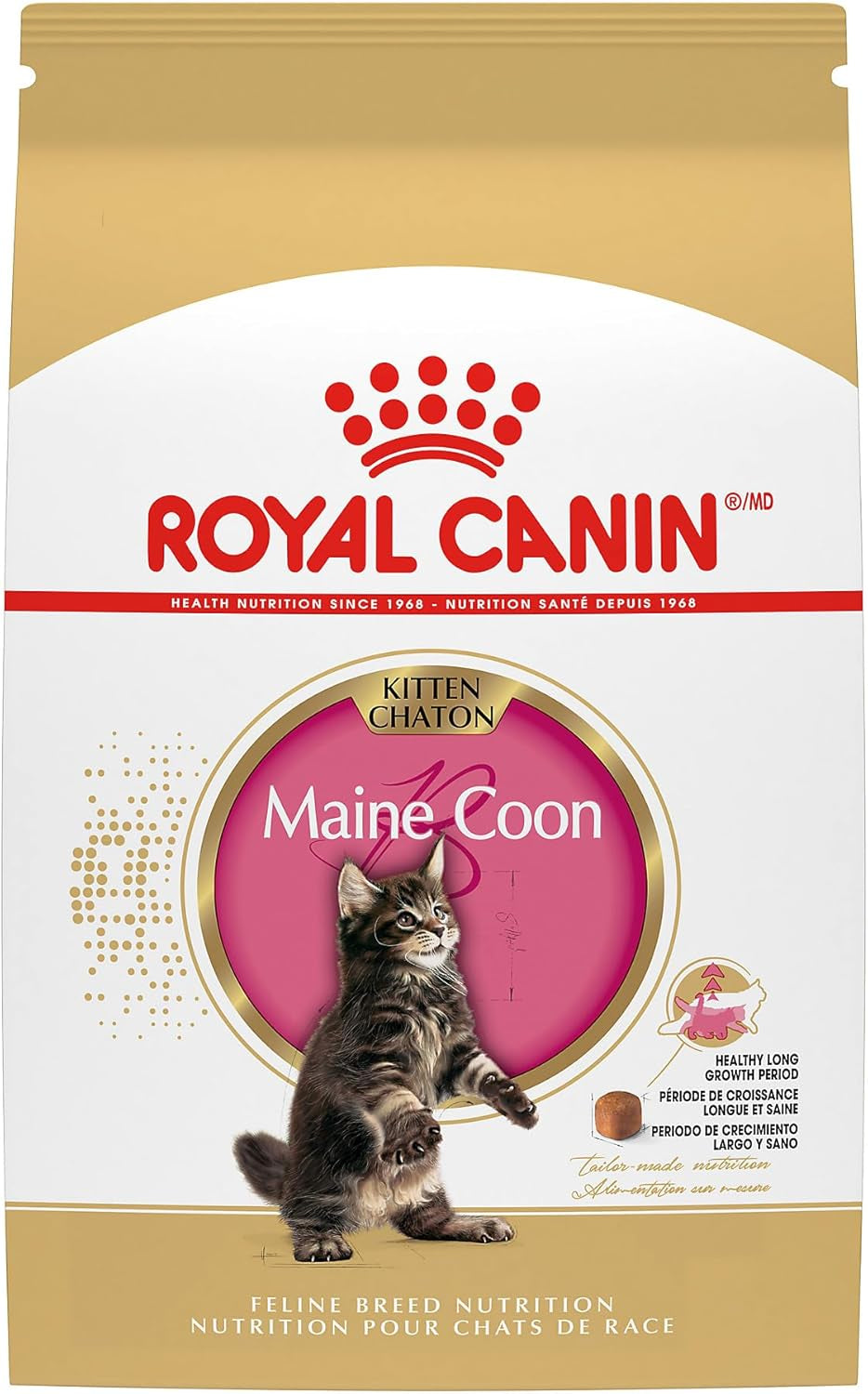 Maine Coon Breed Dry Kitten Food, 3 Lb Bag
