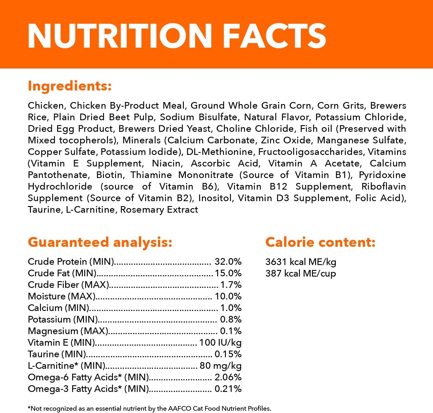 Proactive Health Adult Urinary Tract Healthy Dry Cat Food with Chicken, 22 Lb. Bag