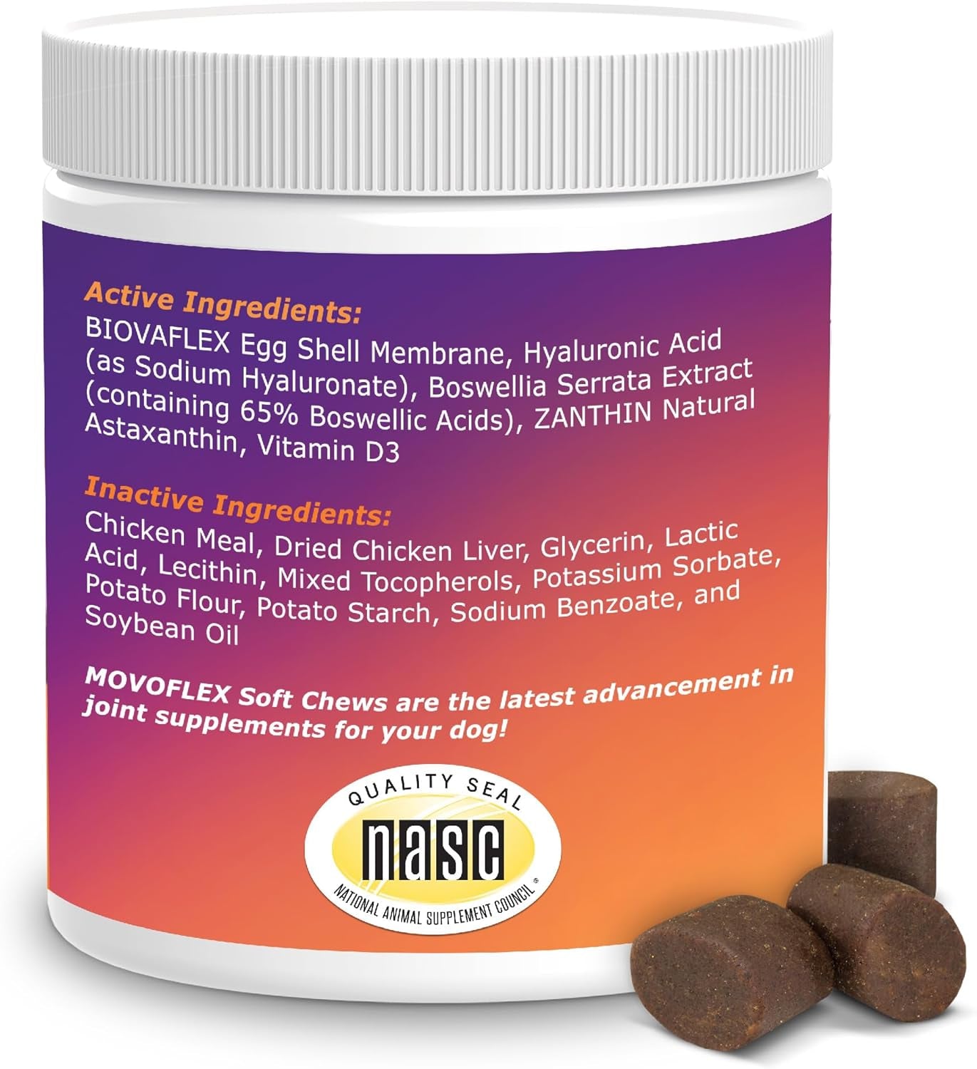 Soft Chews Hip and Joint Support Supplement for Small Dogs 60 Count by Virbac