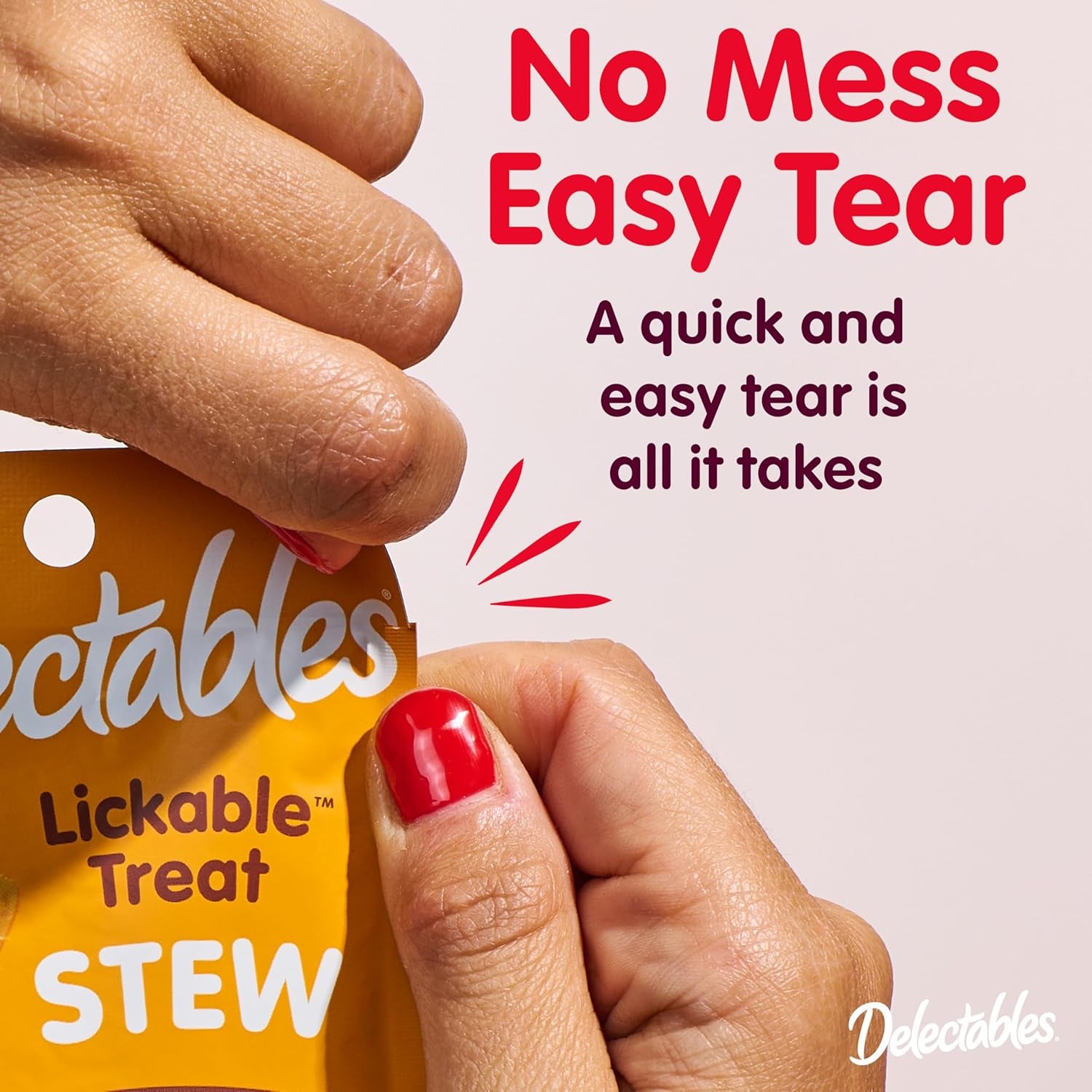 Delectables Stew Lickable Wet Cat Treats for Adult & Senior Cats, Variety Pack, 30 Count