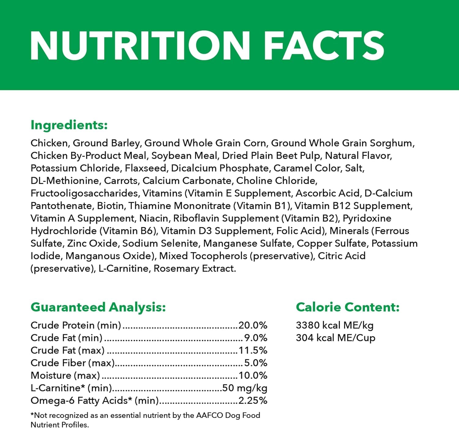 Proactive Health Healthy Weight Control Adult Dry Dog Food with Real Chicken, 15 Lb. Bag