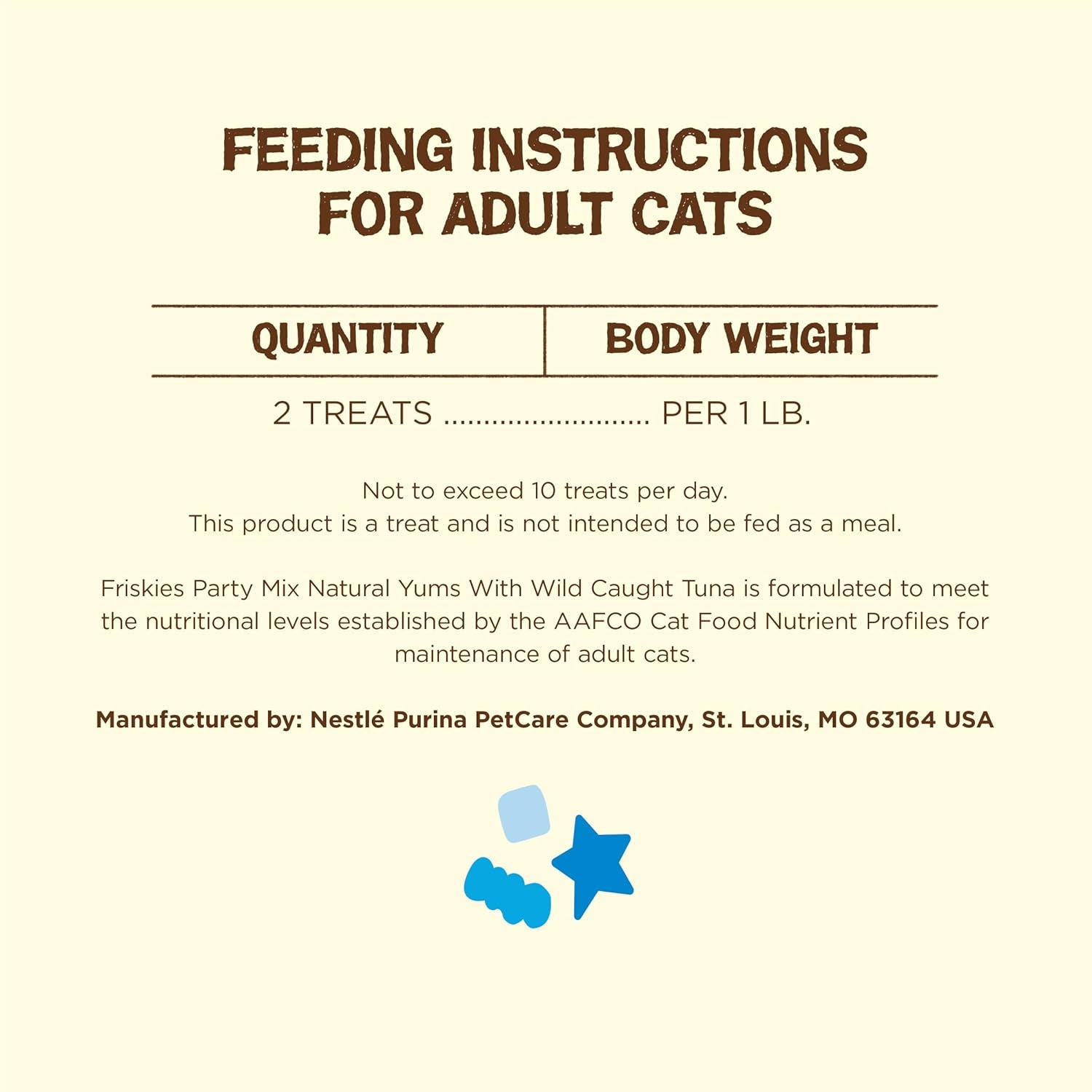 Purina  Natural Cat Treats, Party Mix Natural Yums with Wild Caught Tuna and Added Vitamins, Minerals and Nutrients - 20 Oz. Canister