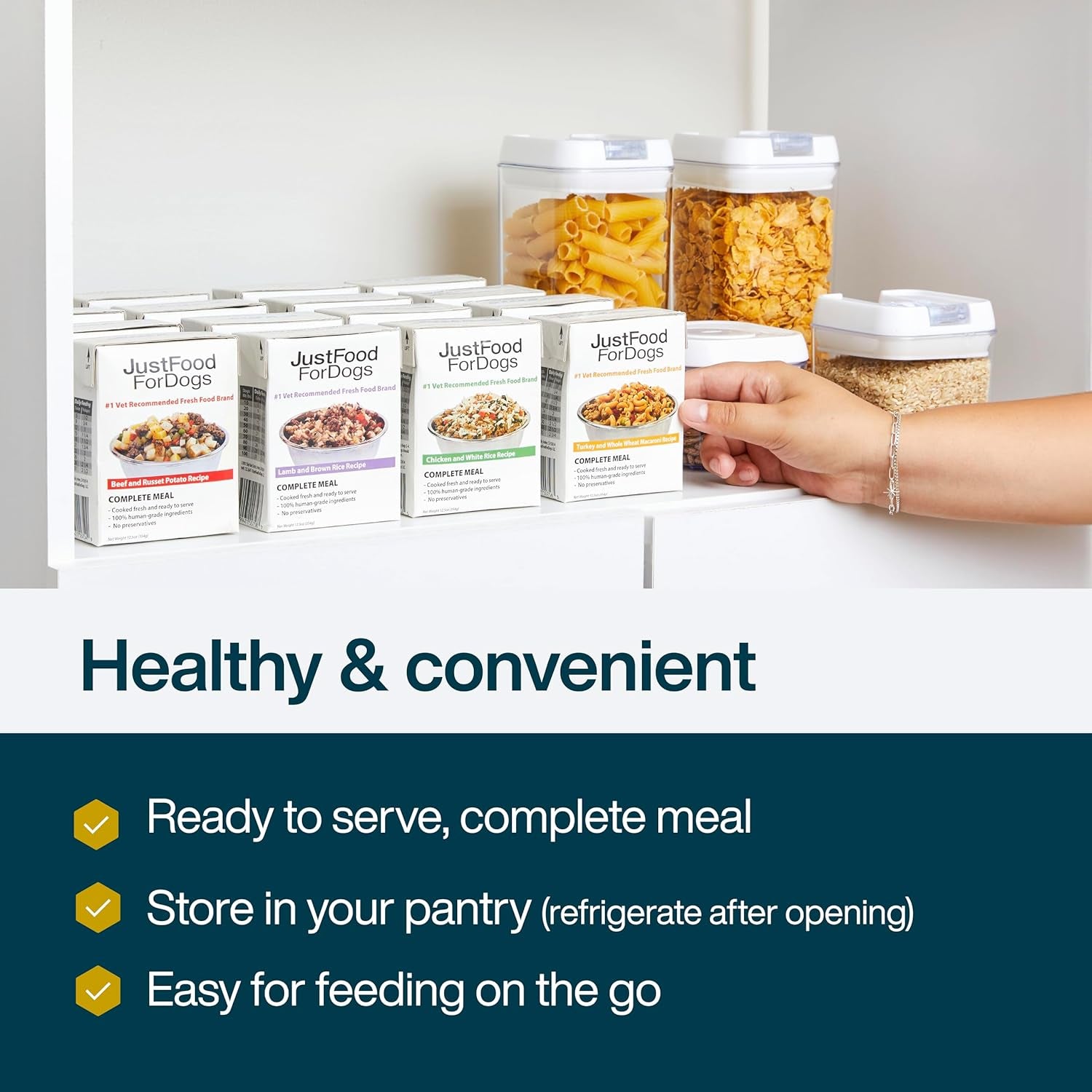 Pantry Fresh Wet Dog Food, Complete Meal or Topper, Chicken & White Rice Human Grade Recipe - 12.5 Oz (Pack of 6)