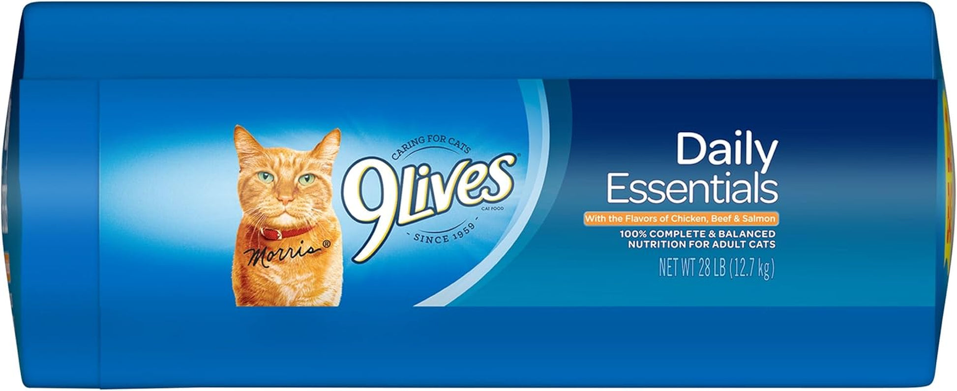 Daily Essentials Dry Cat Food with Chicken, Beef & Salmon Flavors, 28 Lb Bag