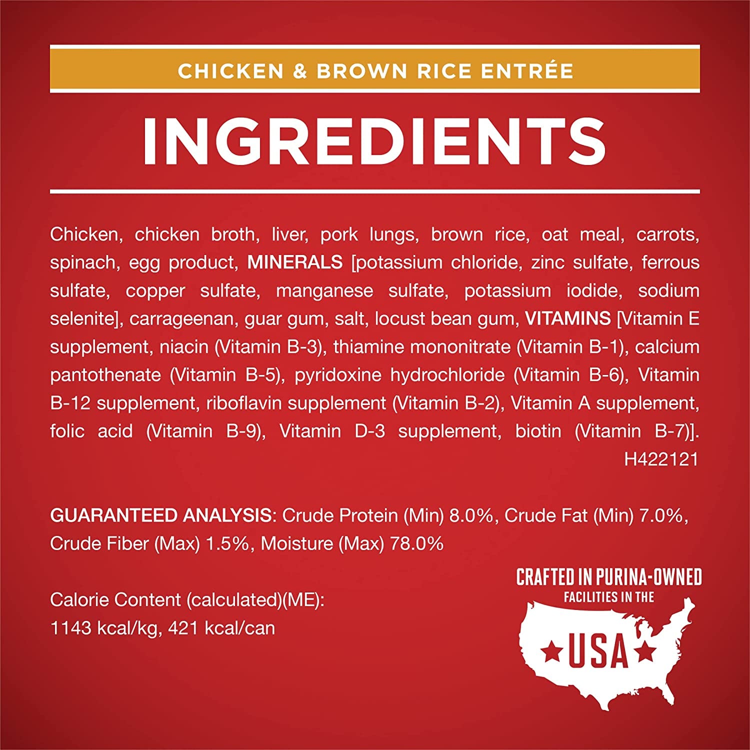 Classic Ground Chicken and Brown Rice, and Beef and Brown Rice Entrees Wet Dog Food Variety Pack - (Pack of 6) 13 Oz. Cans