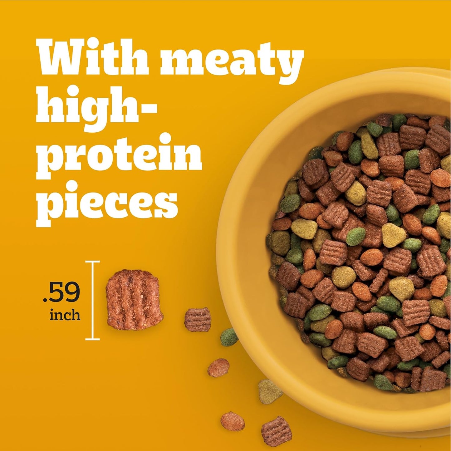 High Protein Adult Dry Dog Food, Beef and Lamb Flavor, 18 Lb. Bag