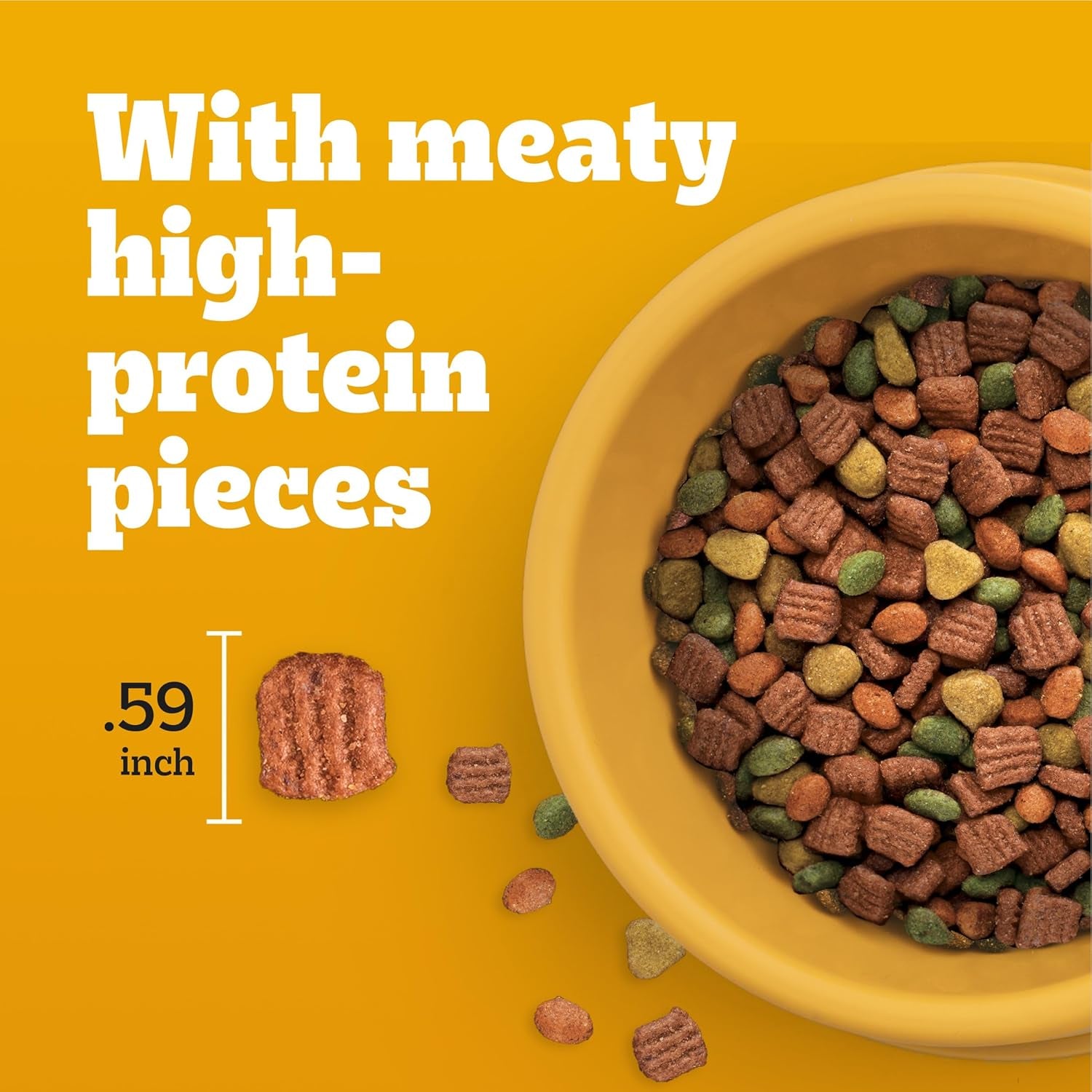 High Protein Adult Dry Dog Food, Beef and Lamb Flavor, 18 Lb. Bag