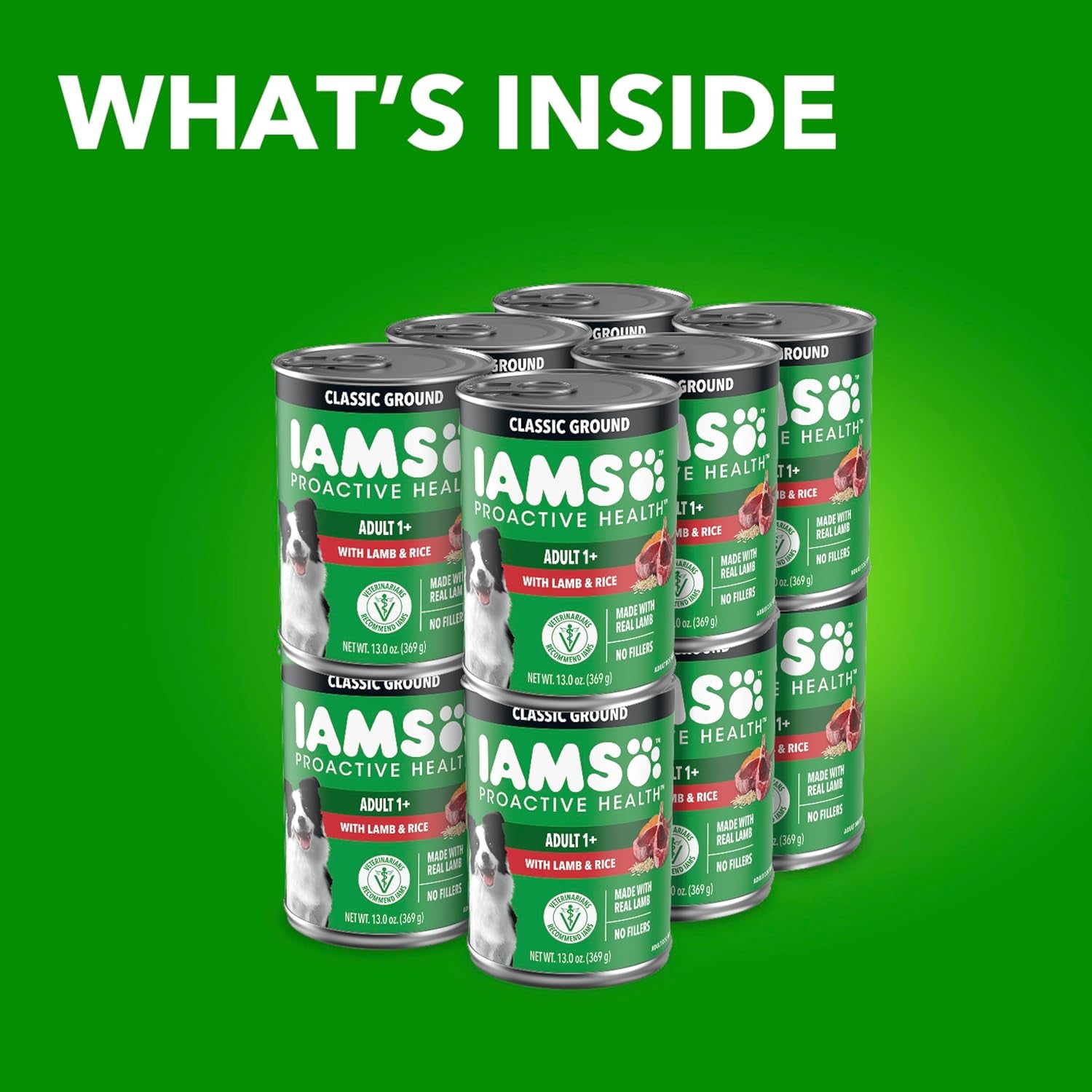 Proactive Health Adult Wet Dog Food Classic Ground with Lamb and Rice, 13 Oz. Cans (12 Count, Pack of 1)