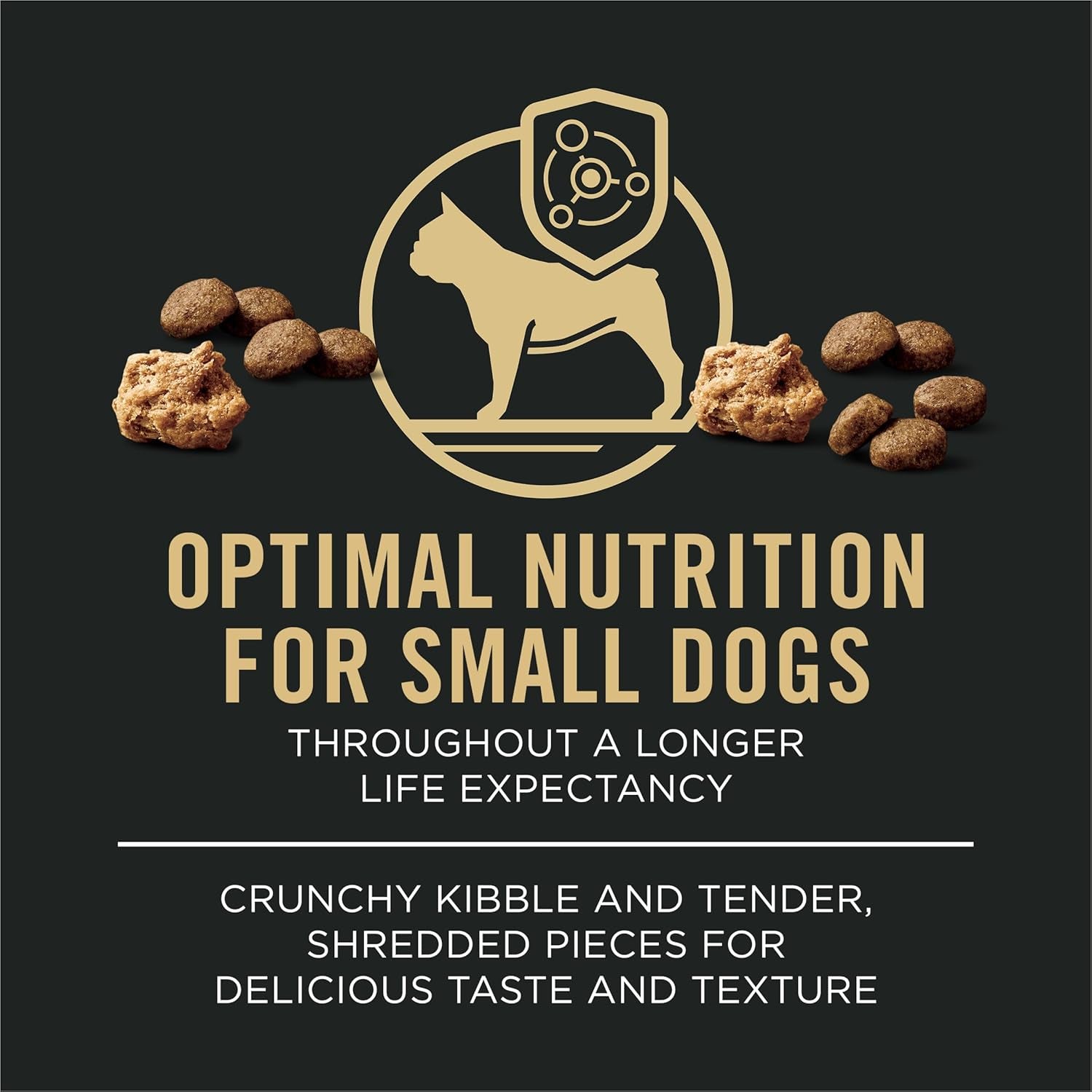 Small Breed High Protein Dog Food Dry Shredded Blend Lamb and Rice Formula - 6 Lb. Bag