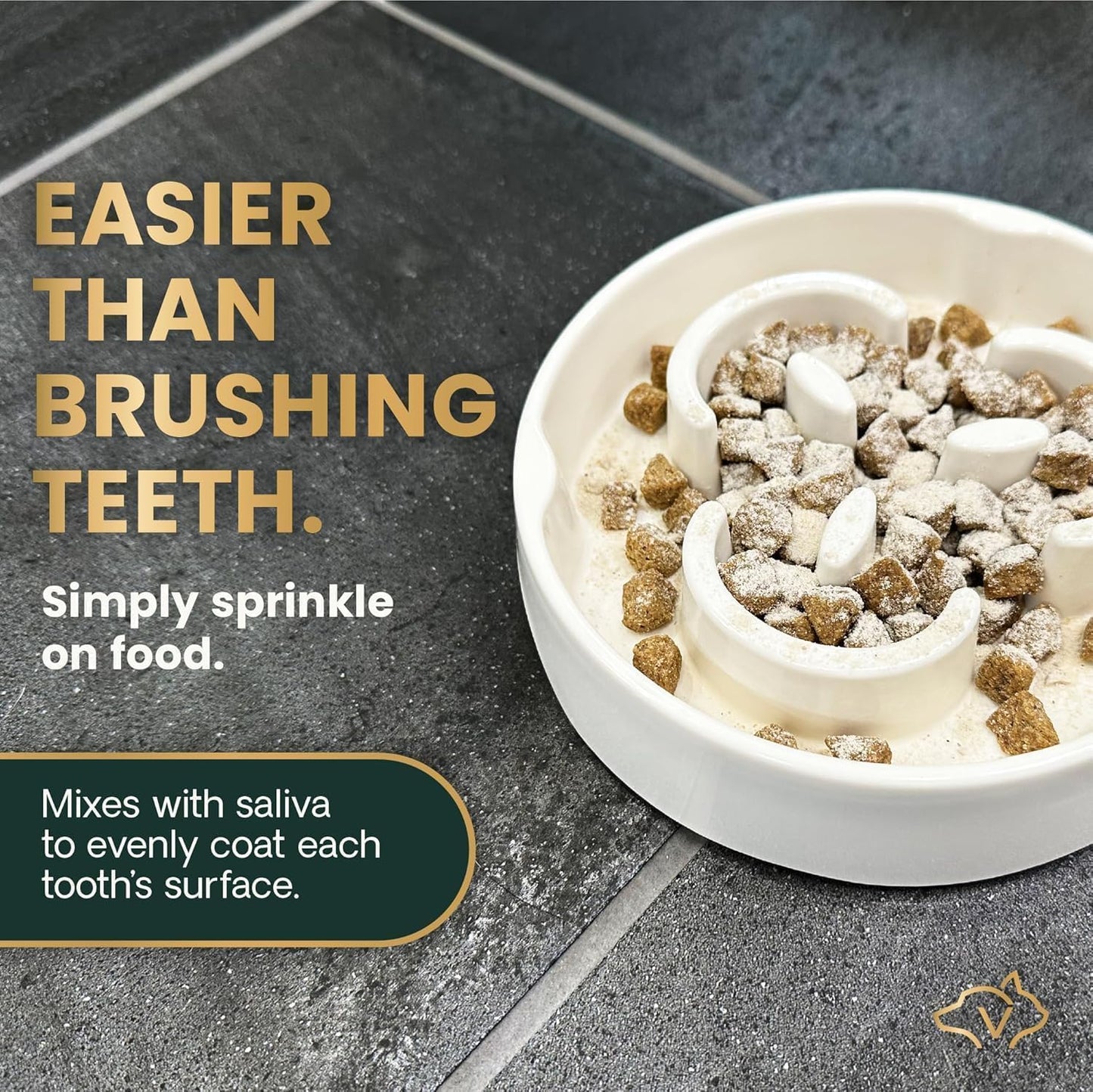 Dental Care Powder, Perio Support Clinically Tested Dental Supplement for Small, Medium and Large Breed Dogs, Freshen Breath, Control Plaque and Tartar, Oral Health, 4.2 Oz