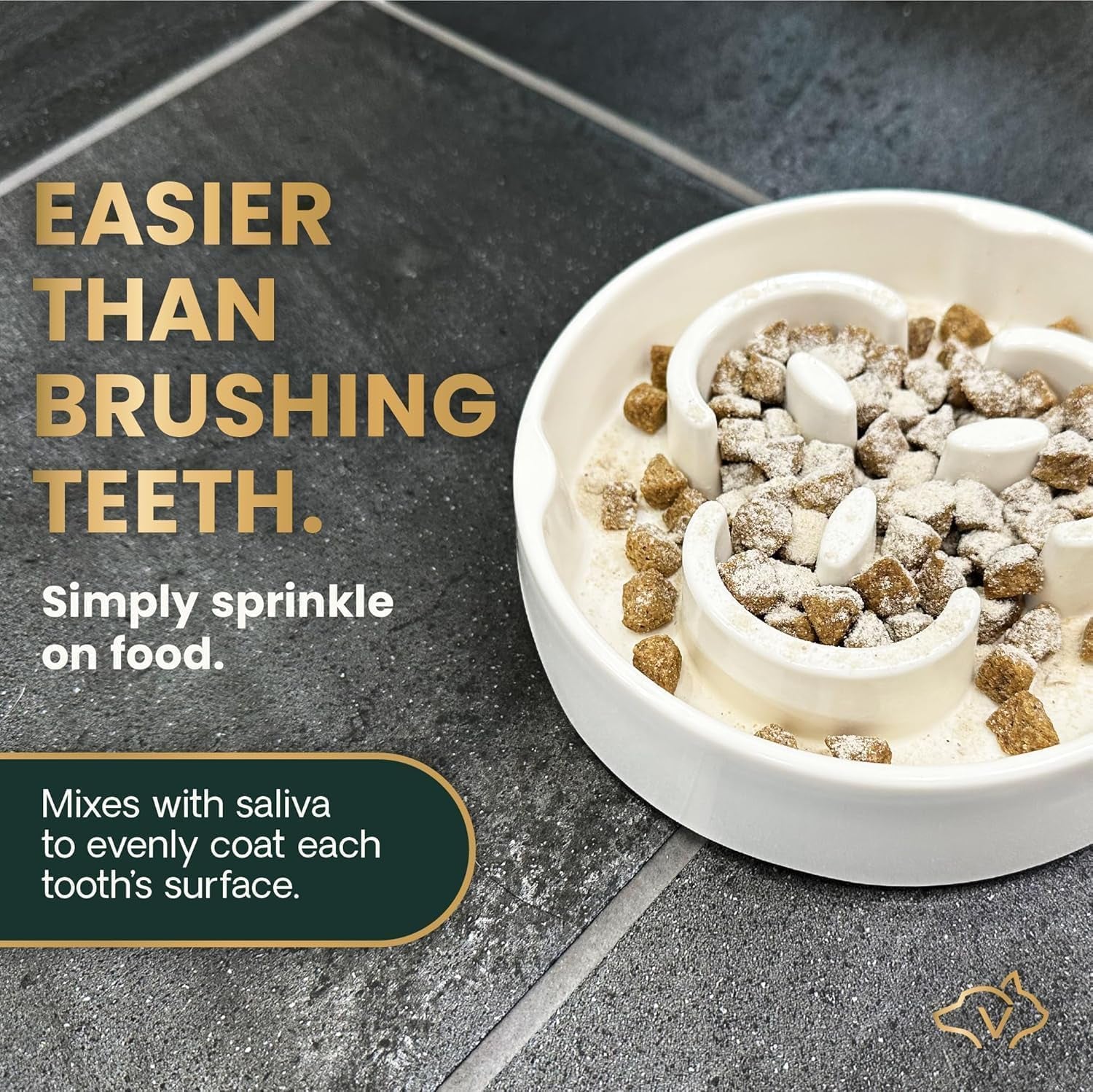 Dental Care Powder, Perio Support Clinically Tested Dental Supplement for Small, Medium and Large Breed Dogs, Freshen Breath, Control Plaque and Tartar, Oral Health, 4.2 Oz