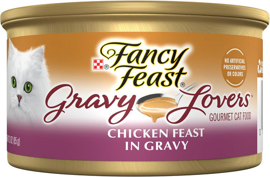 Gravy Lovers Chicken Cat Wet Cat Food (3-Oz Can,Case of 24)