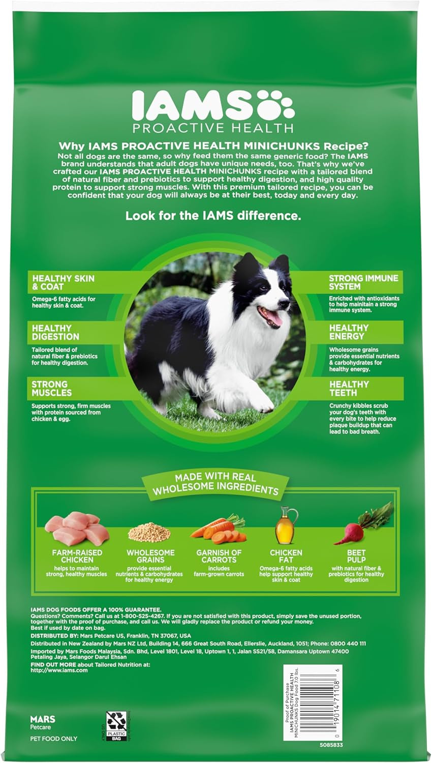 Proactive Health Minichunks Adult Dry Dog Food with Real Chicken, 7 Lb. Bag