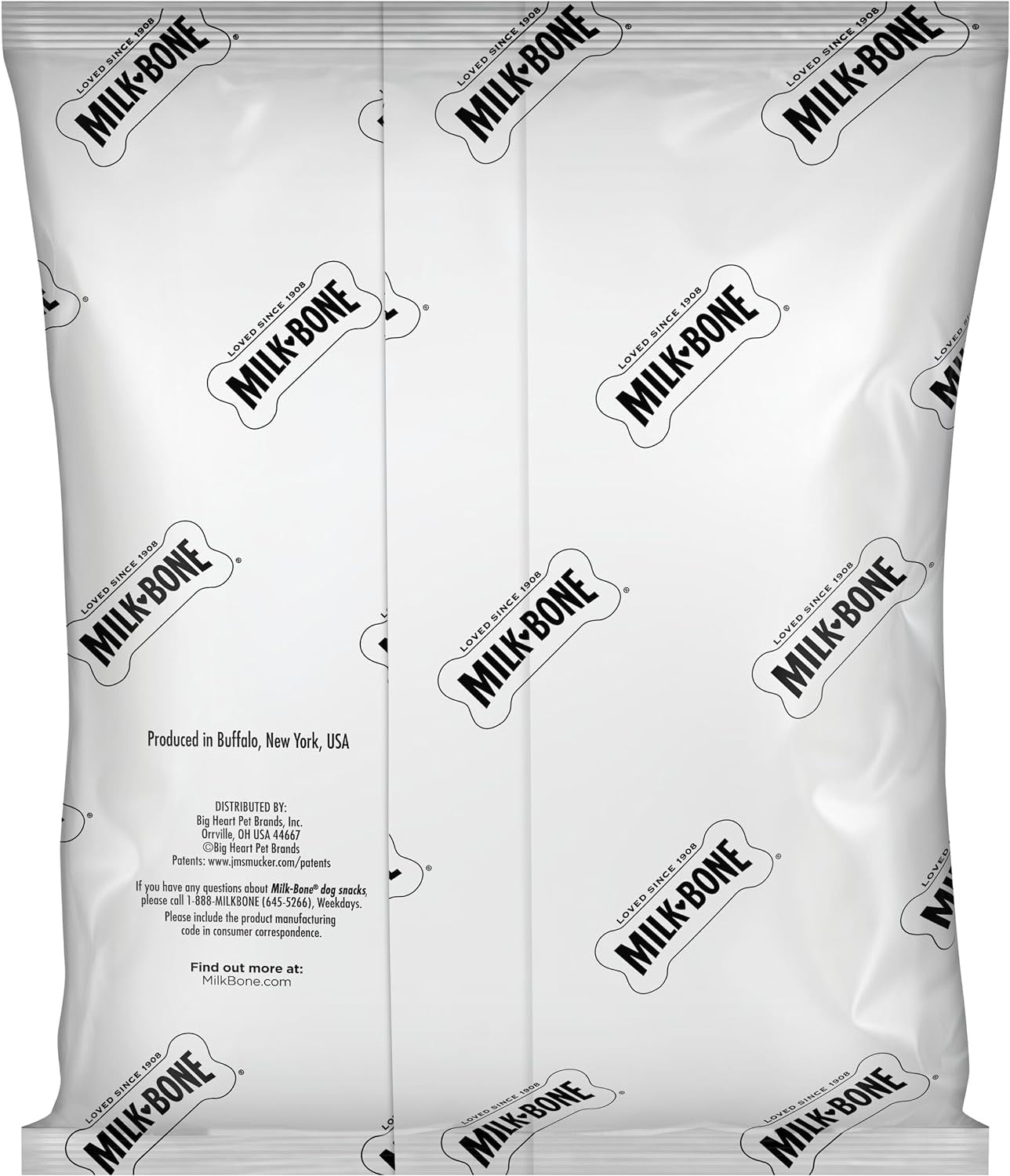 Marosnacks Dog Treats, 38 Ounce Refill Packs (Pack of 2) with Real Bone Marrow and Calcium