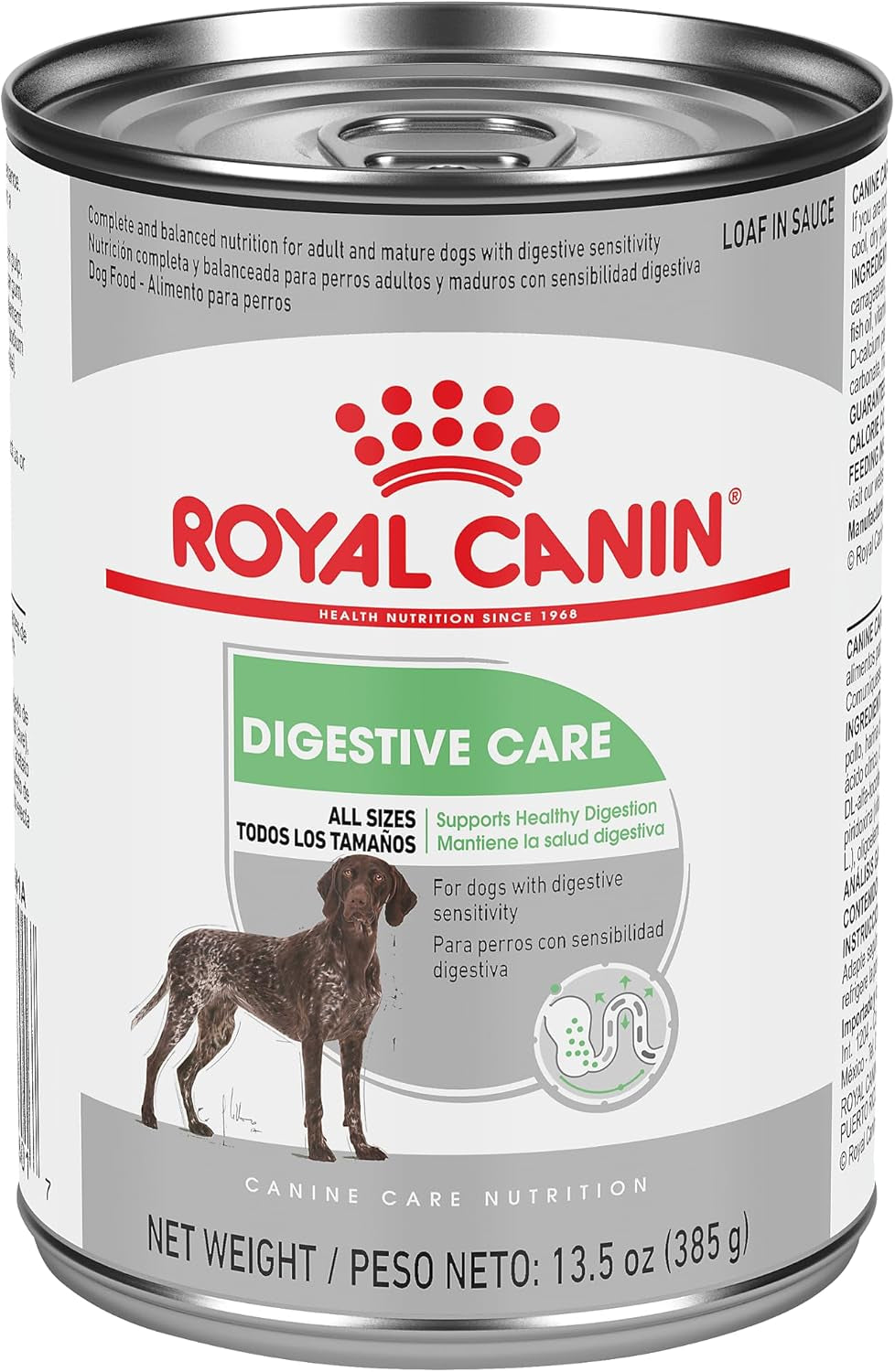 Canine Care Nutrition Digestive Care Adult Loaf in Sauce Dog Food, 13.5 Oz (Pack of 12)