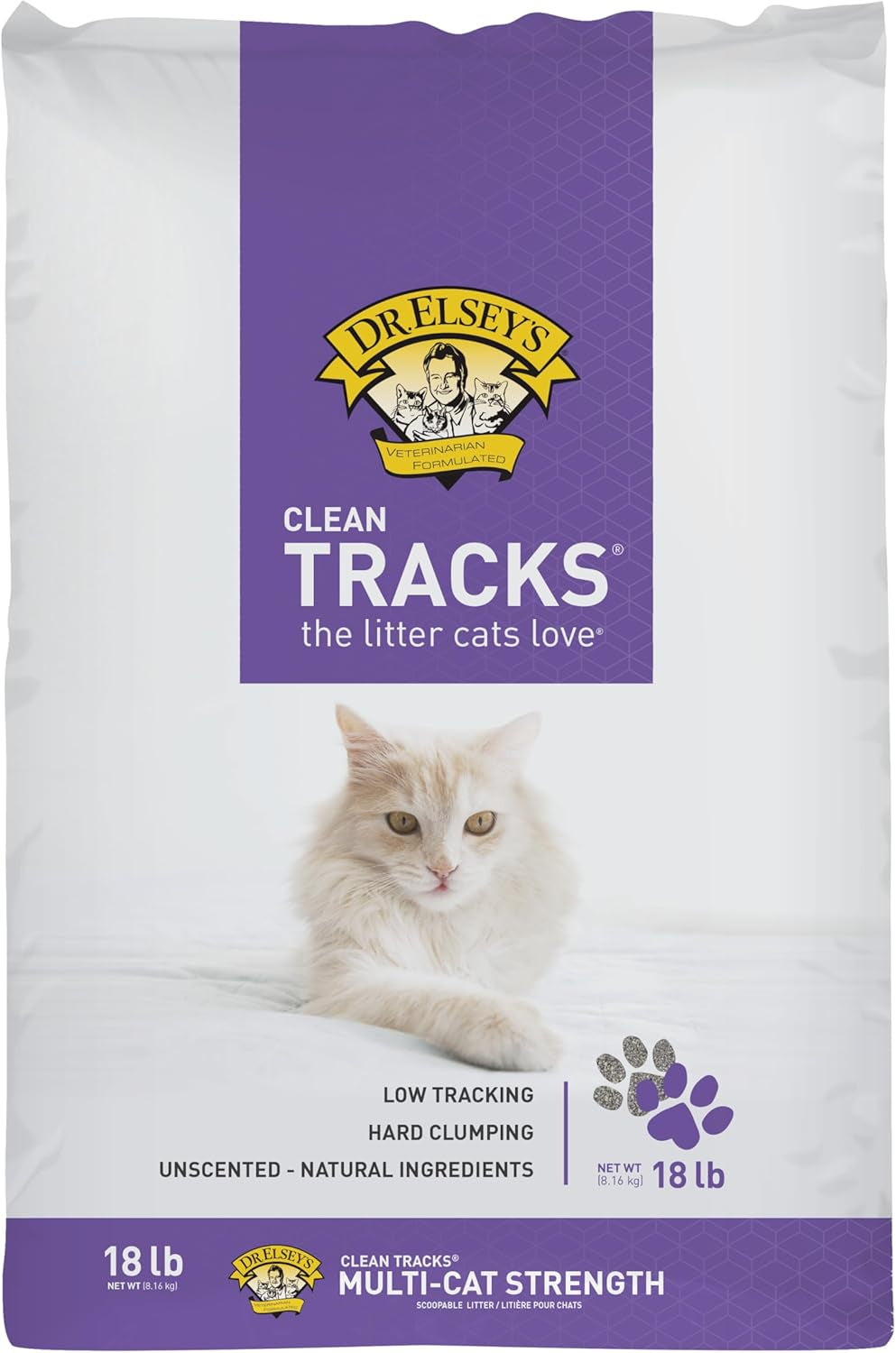 ® Clean Tracks® Clumping Clay Cat Litter 18Lb. Bag