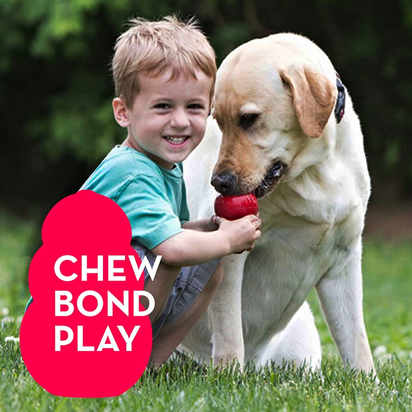 Classic Stuffable Dog Toy - Fetch & Chew Toy for Dogs - Treat-Filling Capabilities & Erratic Bounce for Extended Play Time - Durable Natural Rubber Material - for Medium Dogs