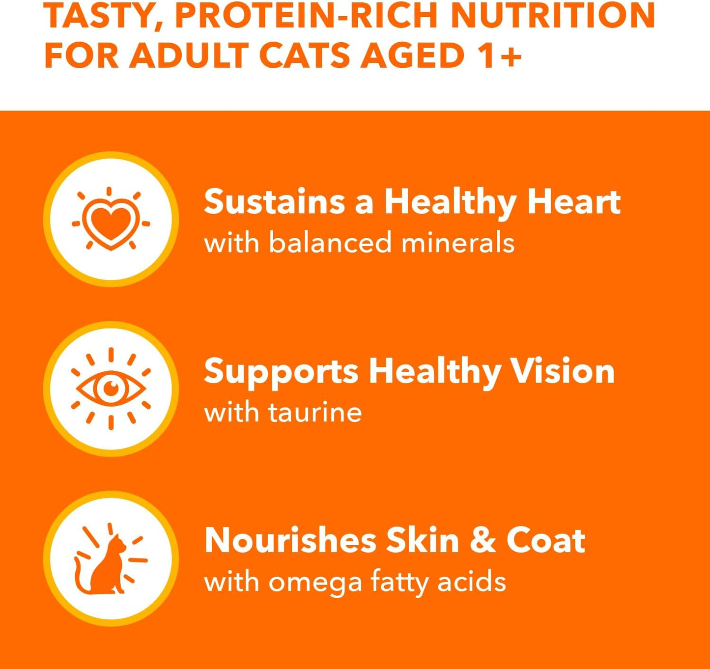 Perfect Portions Adult Wet Cat Food Pate, Chicken, Salmon, and Tuna Recipe Variety Pack, 2.6 Oz. Easy Peel Twin-Pack Trays (24 Count, 48 Servings)