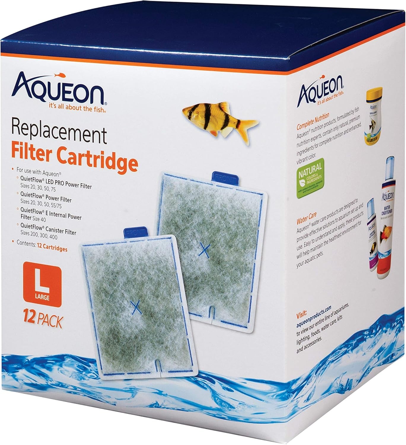 Replacement Filter Cartridges Large - 12 Pack