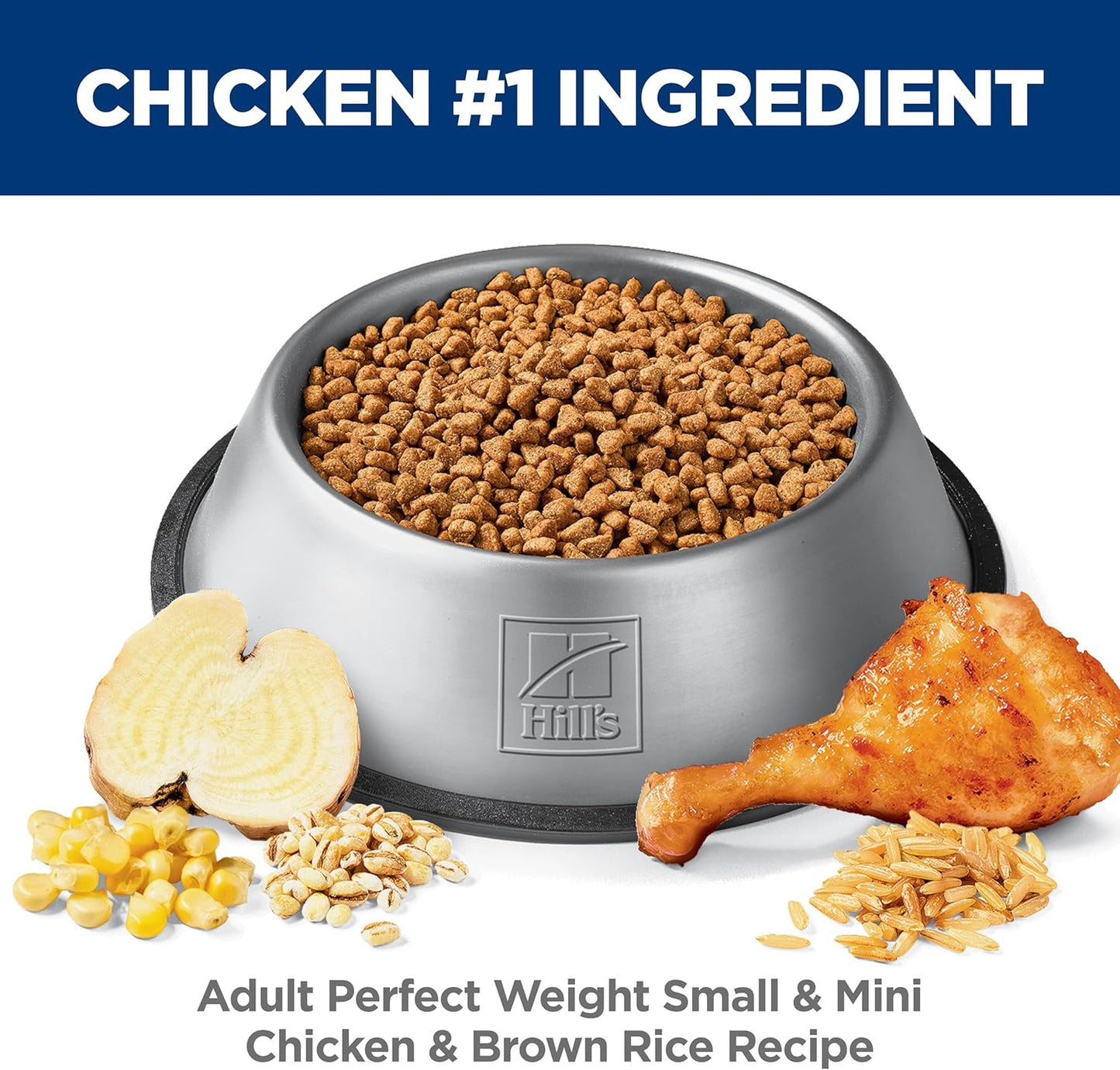 Perfect Weight, Adult 1-6, Small & Mini Breeds Weight Management Support, Dry Dog Food, Chicken Recipe, 12.5 Lb Bag