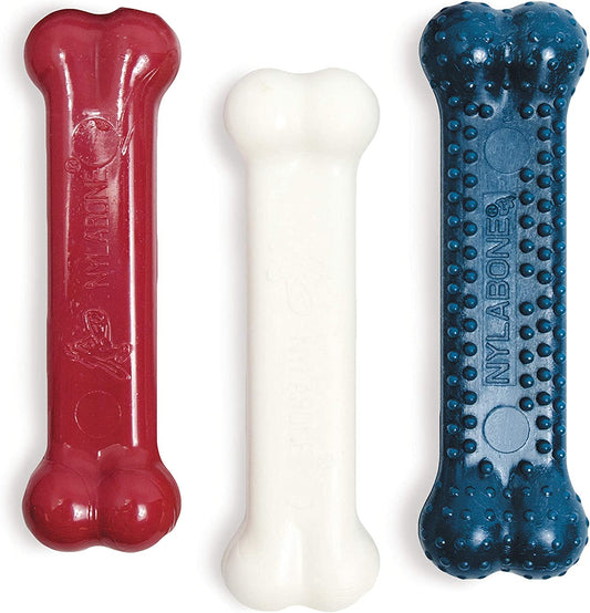 Original Bone Power Chew Toy for Dogs, Durable Dog Toys for Aggressive Chewers, Peanut Butter Flavor, Small - up to 25 Ibs, 3 Pack