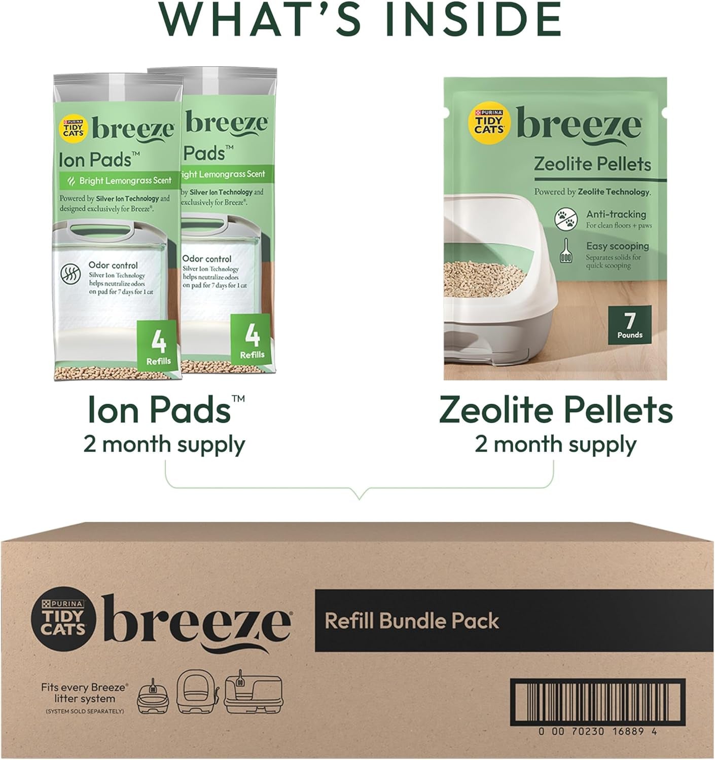 Purina  Breeze Litter System Cat Refill Bundle - 7.91 Lb. Box