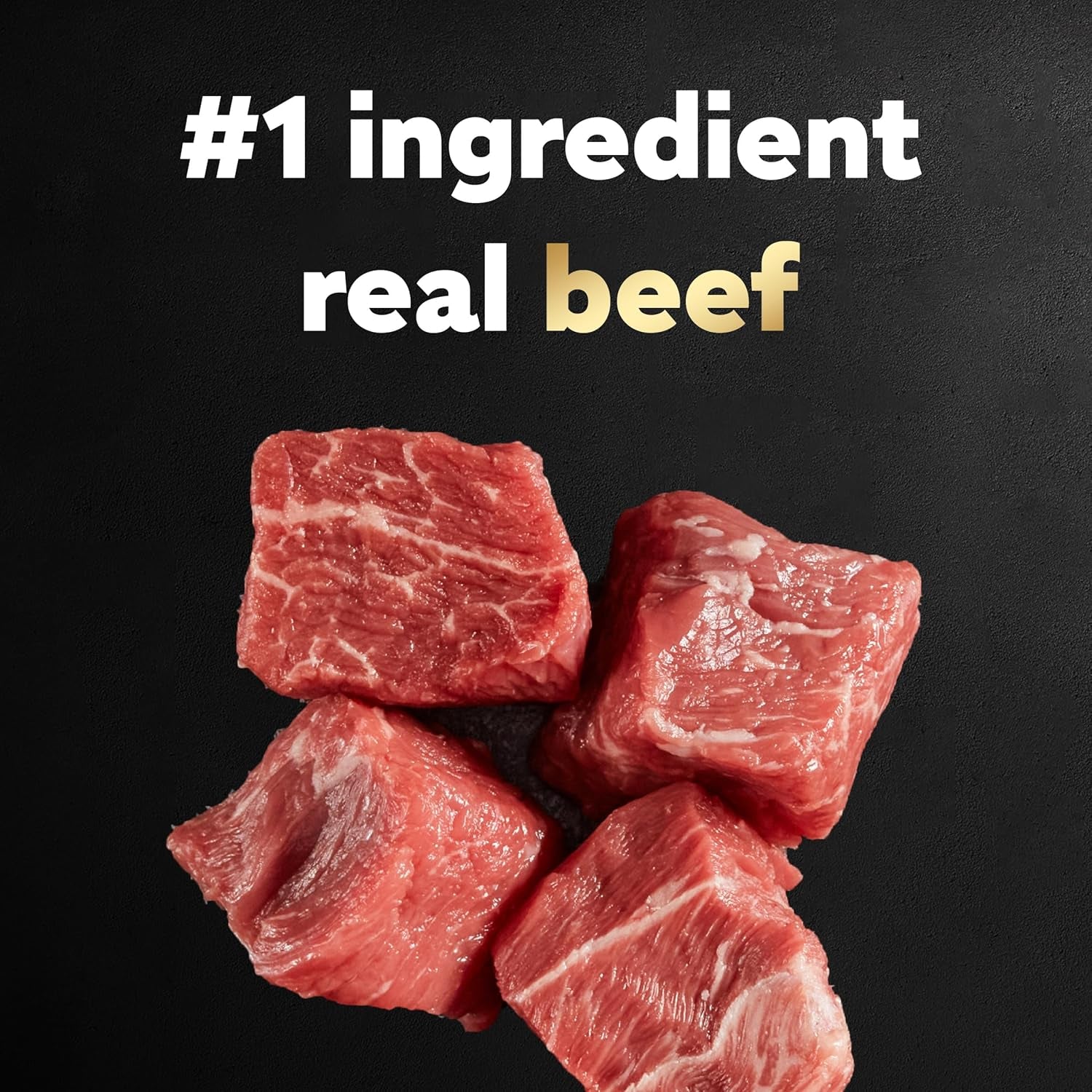 Wet Dog Food Classic Loaf in Sauce Filet Mignon Flavor, Porterhouse Steak Flavor, Grilled Steak & Eggs Flavor, and Beef Recipe Variety Pack 3.5 Oz. Easy Peel Trays (60 Count)