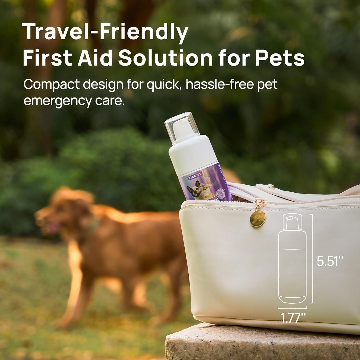 Dog Wound Care Hydro Gel, Heals Wounds, Soothes Inflammation, Prevents Infection, Treats Bites, Scratches & Skin Ulcers, Cat Wound Care Solution, Horses First Aid Kits, 3.4 Ounces