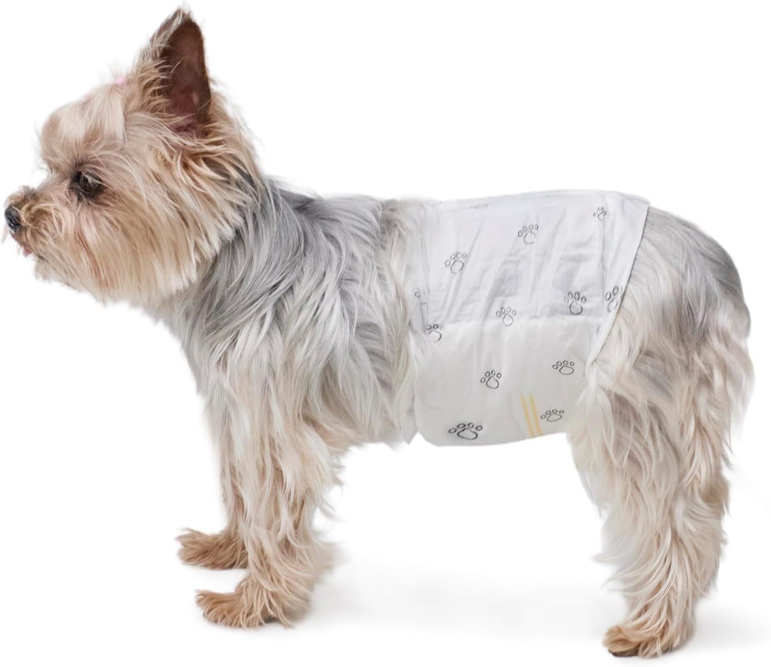 Male Dog Diapers, 30 Count, X-Small, Ultra Absorbent Disposable Wrap with Secure Fit, Leakproof and Comfortable