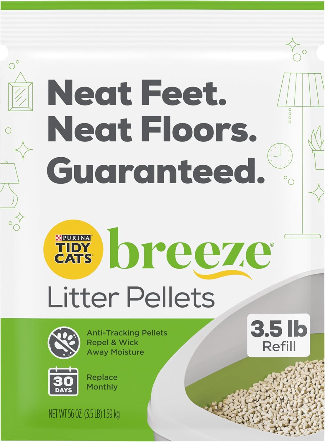 Tidy Cat Breeze Pellets, 3.5 Lb, 2 Packs, Limited Edition