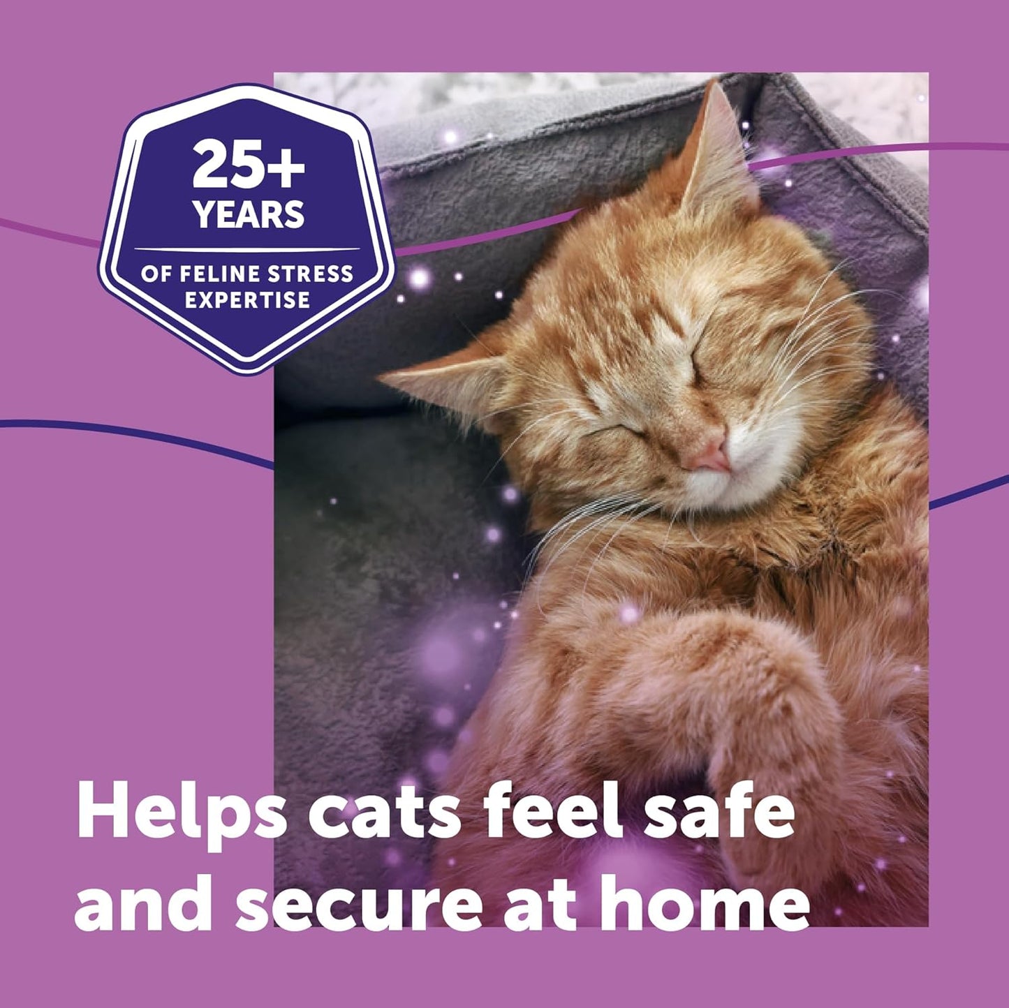 ® Classic 3 X 30 Day Cat Calming Refills for Pheromone Diffuser, 3 X 48Ml Value Pack - Helps Reduce Common Signs of Stress in Cats & Kittens, Enhanced Calming