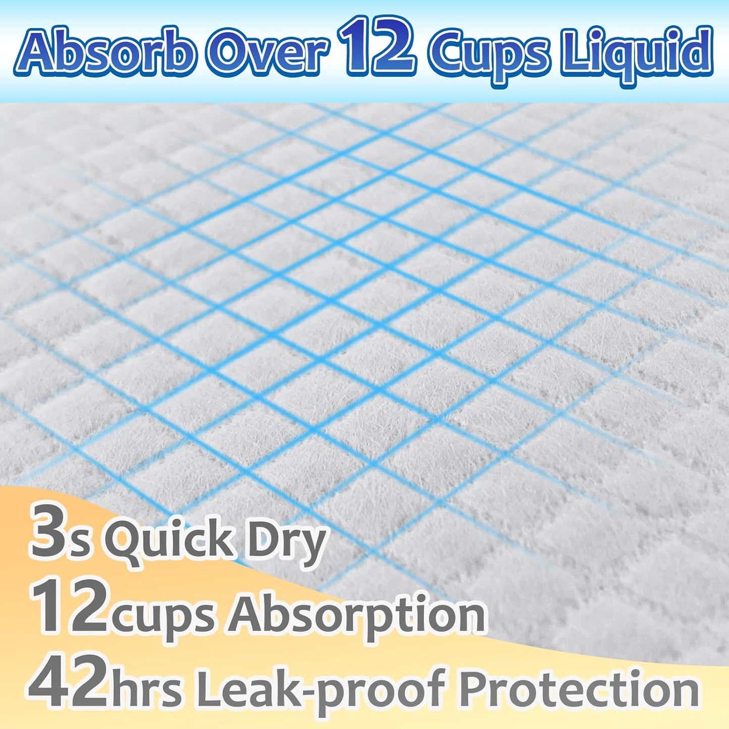 Puppy Pads Extra Large 30"X36", 40 Count Thicken Xlarge Puppy Pee Pads for Dogs Super Absorbent, Leak-Proof Disposable Pet Training Pad, Potty Piddle Mats for Puppies, Cats, Doggies