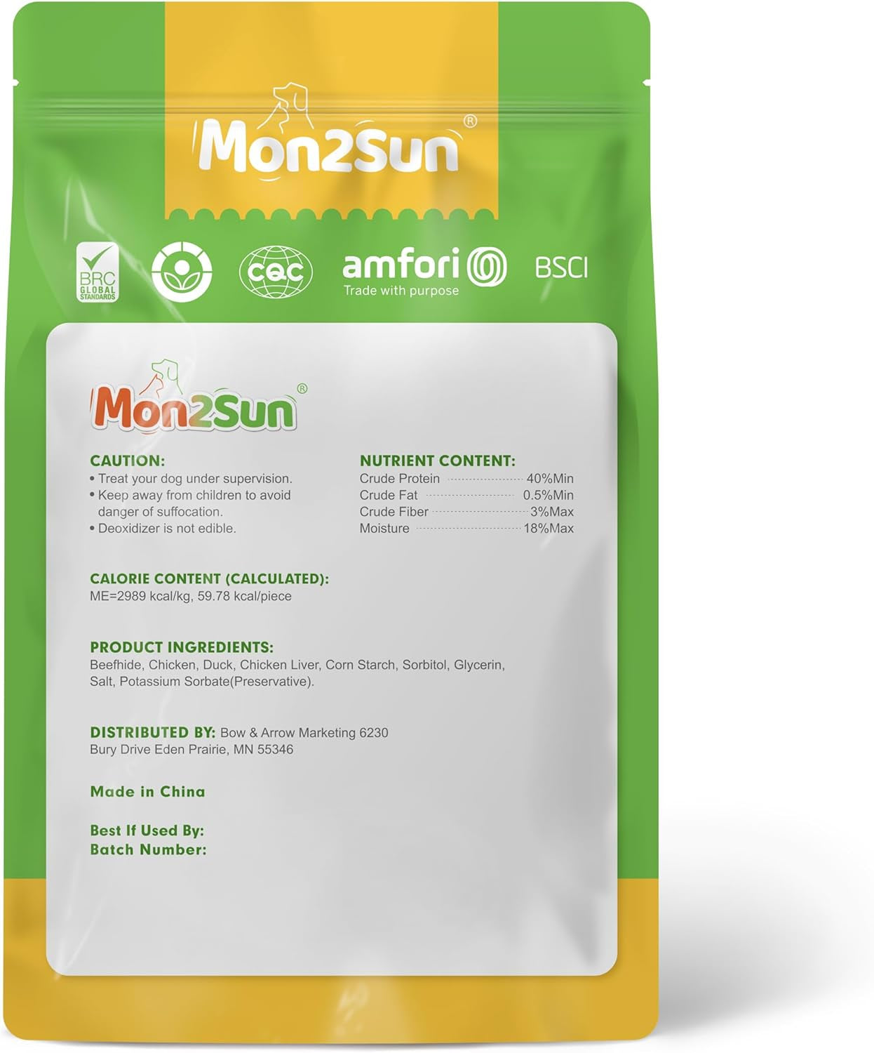 Dog Treats, Triple Flavor 5 Inch Chicken Liver Duck and Chicken Wrapped Rawhide Snacks for Small and Medium Dogs, 31.75 Oz (45 Count-Pack of 1)