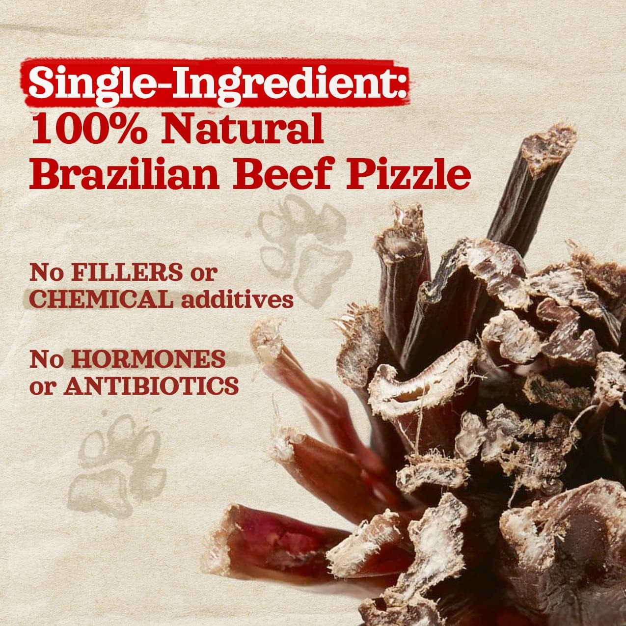 Bully Sticks (6 Inch, 30 Pack), Thin Pizzle Pixie Beef Treats, Grain-Free, High Protein, Best Rawhide Alternative for Small, Puppies or Senior Dogs