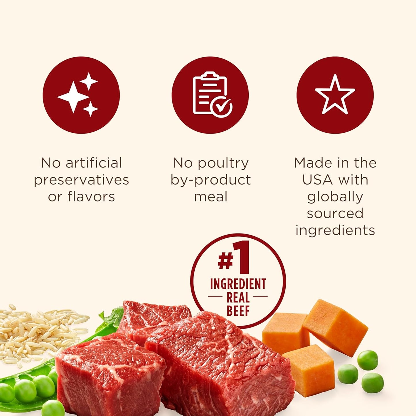 Real Beef & Pumpkin Recipe Whole Health Blend Premium Paté Wet Dog Food, 13 Oz. Can, 12 Count, Packaging May Vary (Rachael Ray)