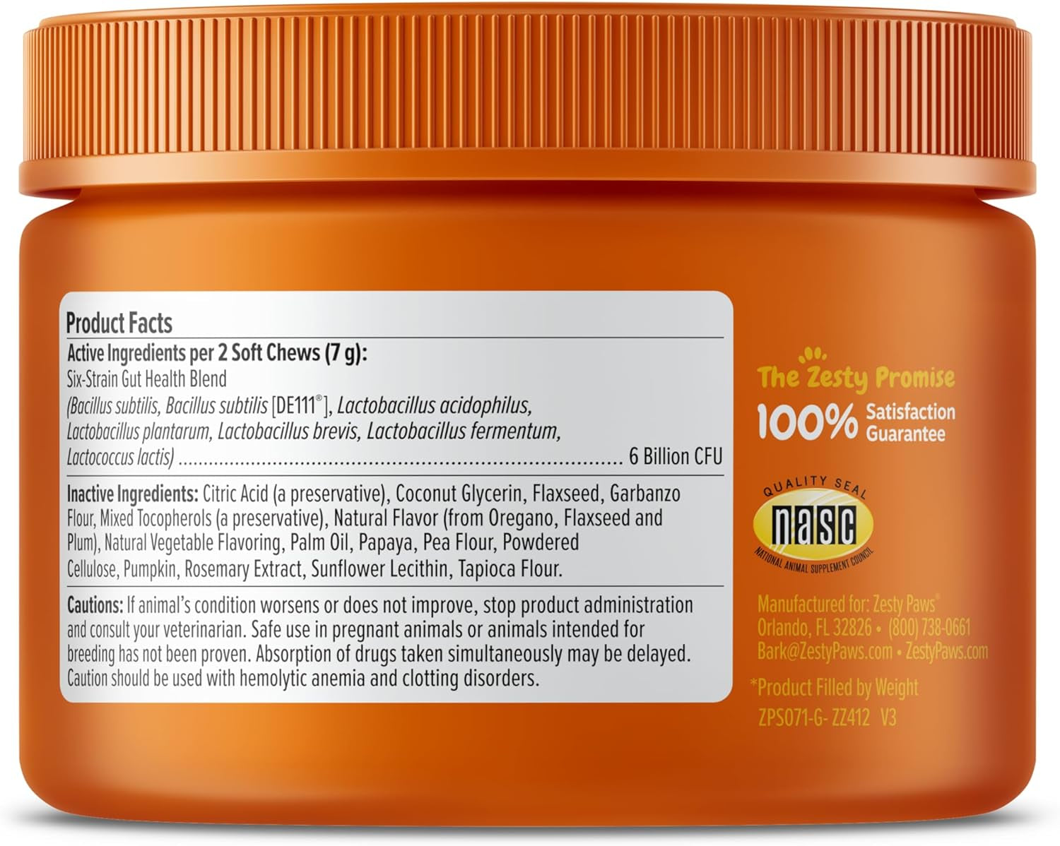 Probiotics for Dogs, Digestive Enzymes Gut Flora, Digestive Health, Diarrhea & Bowel Support, DE111, Dog Probiotics Soft Chew for Pet Immune System, Chicken, 90 Ct