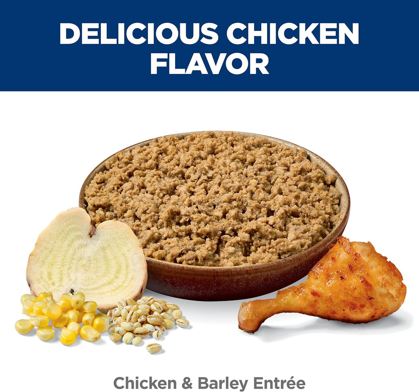 Adult 7+, Senior Adult 7+ Premium Nutrition, Wet Dog Food, Chicken & Barley Loaf, 13 Oz Can, Case of 12